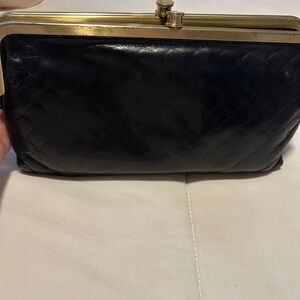 Elegant Black Quilted Clutch
